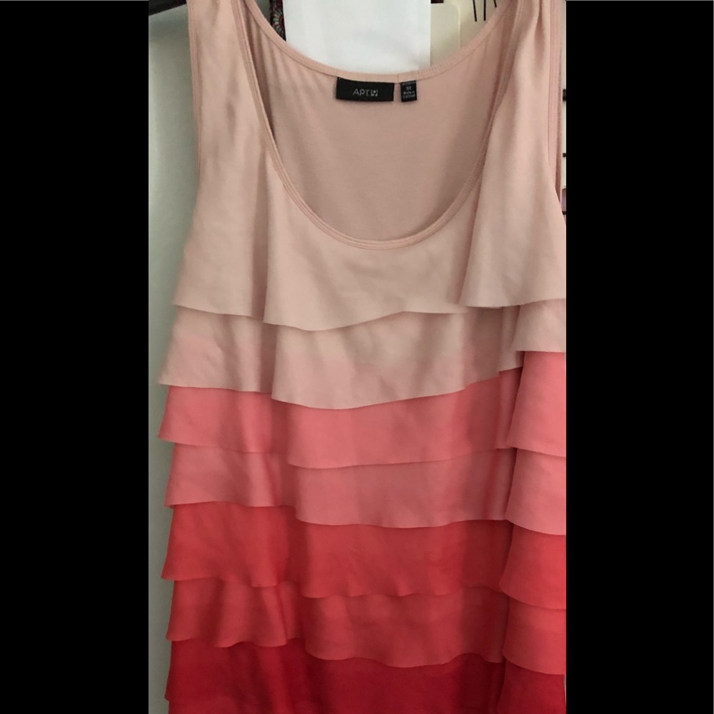APT9 Flowy, Colorful, Ombré Tank 3X